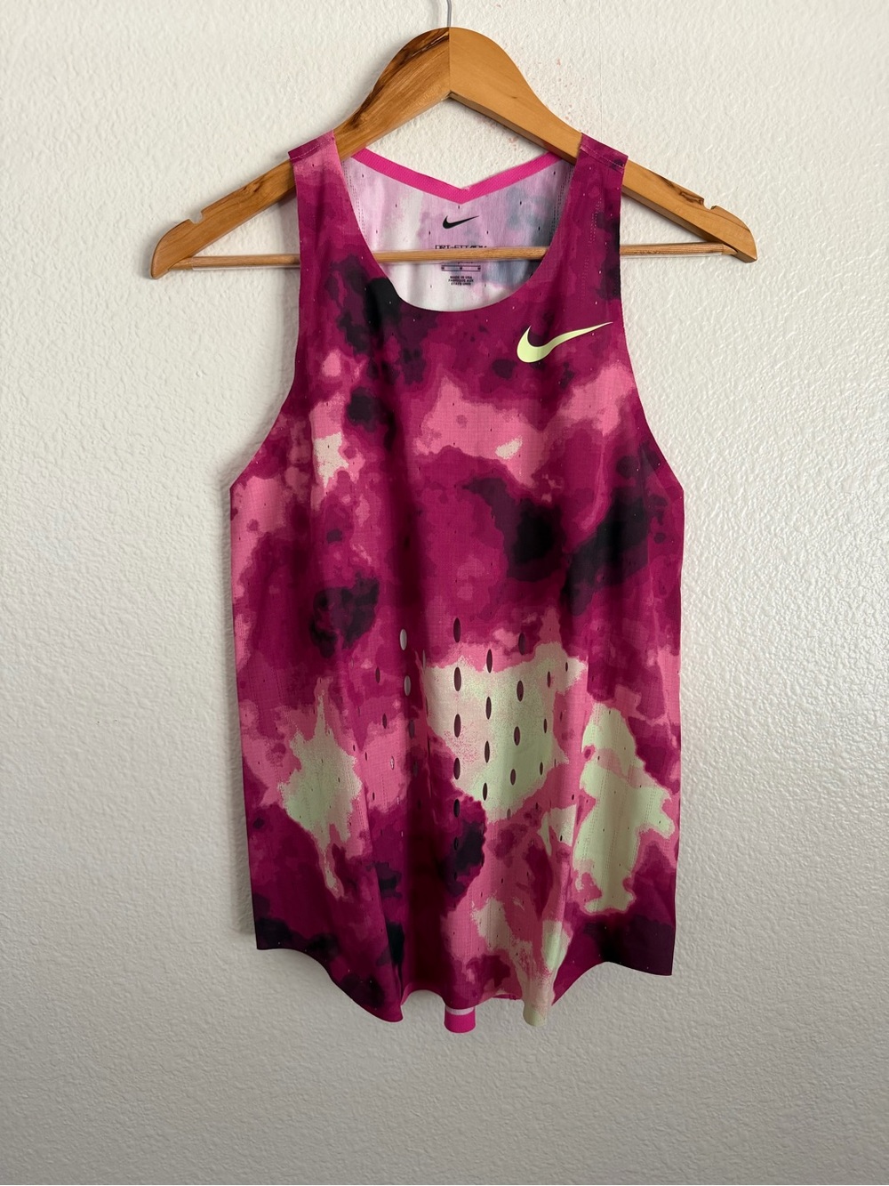 Nike DRI-FIT ADV Pro Elite Team Distance Running Singlet Men’s Size Medium-Tall